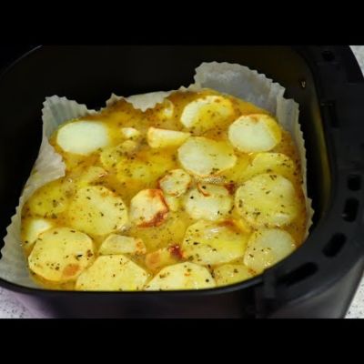 Tortilla de patatas en air fryer